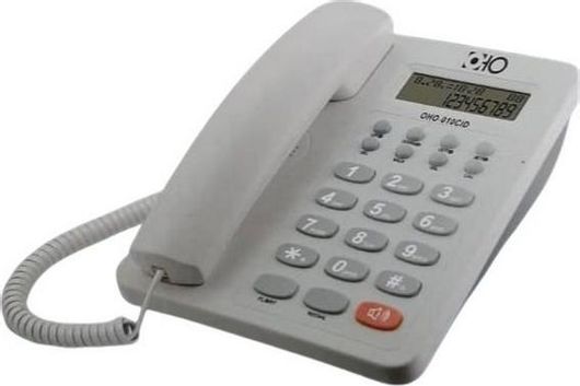 Ενσύρματο Τηλέφωνο OHO-010CID Γραφείου Λευκό
