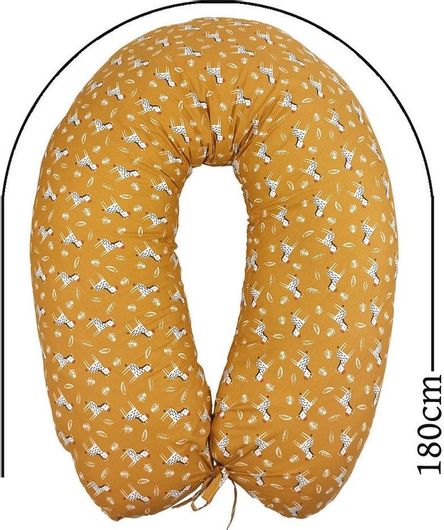 Μαξιλάρι Θηλασμού & Εγκυμοσύνης Baby Star Kenya 180cm Πορτοκαλί