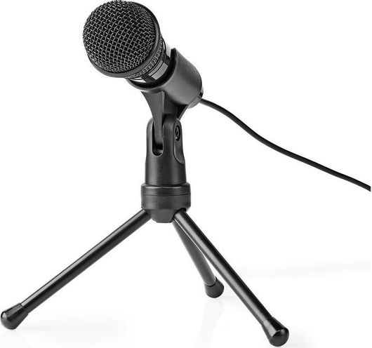 Μικρόφωνο Nedis MICTJ100BK Wired Microphone Off με Καρφί 3.5mm Jack