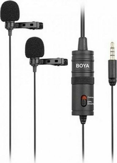 Μικρόφωνο Boya BY-M1DM Electret / Πυκνωτικό 3.5mm Jack Πέτου για Κάμερα