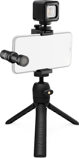 Μικρόφωνο Rode Πυκνωτικό 3.5mm Jack / USB Type-C Vlogger Kit USB-C Τοποθέτηση Shock Mounted / Clip On