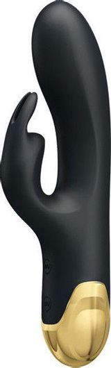 Δονητής Rabbit Baile Royal Pleasure Double Pleasure Μαύρο & Χρυσό