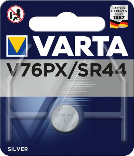 Varta Professional Electronics V76PX Μπαταρίες Silver Oxide Ρολογιών SR44 1.55V 100τμχ