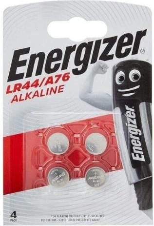 Energizer A76 Αλκαλικές Μπαταρίες Ρολογιών LR44 1.5V 4τμχ