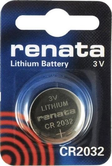 Renata Μπαταρία Λιθίου Ρολογιών CR2032 3V 1τμχ