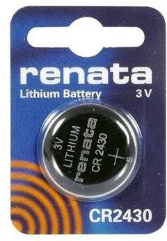 Μπαταρία Ρολογιών Renata Λιθίου CR2430 3V 1τμχ
