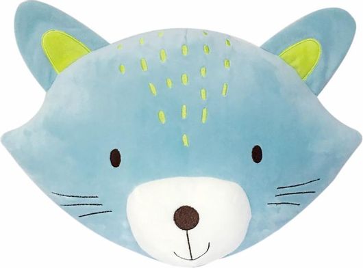 Διακοσμητικό Μαξιλάρι Κούνιας Kikka Boo "Kit The Cat"  40x30cm Μπλε