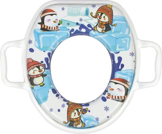 Παιδικό Κάθισμα Τουαλέτας Sevi Bebe Penguins με Εύκαμπτη Επιφάνεια Πολύχρωμο
