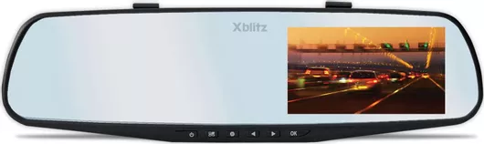 Κάμερα DVR Αυτοκινήτου Xblitz Καθρέπτης με Οθόνη 4.3" με Κλιπ