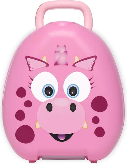 Γιο Γιο My Carry Potty Κλασικό Dino με Καπάκι Ροζ