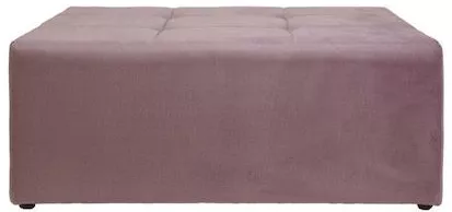 Fylliana Ταμπουρέ Επενδυμένο με Ύφασμα Ottoman 100x50x40cm Σάπιο Μήλο