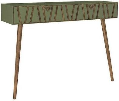 Κονσόλα Megapap Forest Ξύλινη Λαδί 120x35x89.3cm