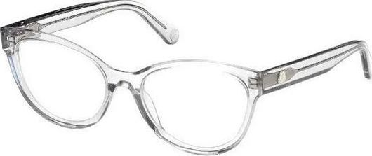 Γυναικείος Σκελετός Γυαλιών Οράσεως Moncler ML5142 020 53 Κοκκάλινος Διάφανο