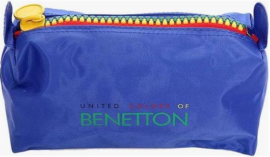 Κασετίνα Benetton με 1 Θήκη Μπλε