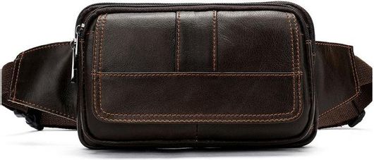 Ανδρικό Τσαντάκι Μέσης Cardinal 8966 Δερμάτινο Καφέ