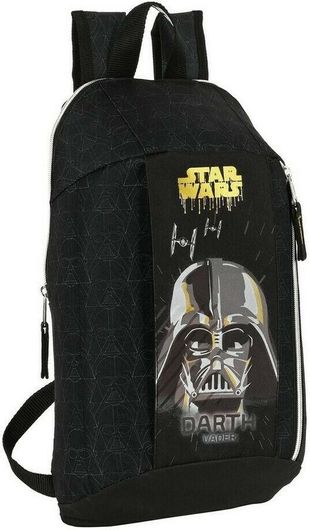 Σχολική Τσάντα Δημοτικού Πλάτης Casual Star Wars Fighter 39x10x22cm Μαύρο