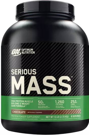 Πρωτεΐνη Optimum Nutrition Serious Mass με Γεύση Σοκολάτα 2.73kg