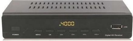 Ψηφιακός Δέκτης Mpeg-4 Digitalbox HDT-1100w3 T2 H.265 HD (720p) με Λειτουργία PVR (Εγγραφή σε USB) Σύνδεσεις SCART / HDMI / USB