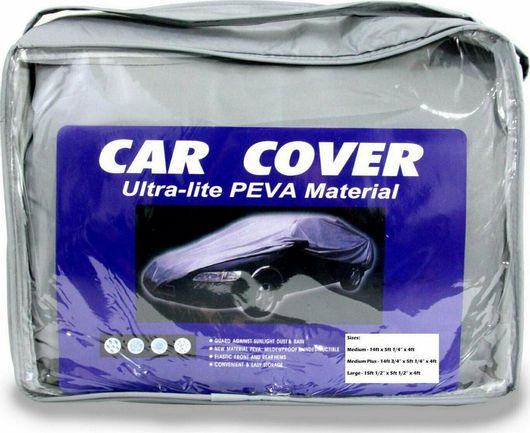 Κουκούλα Αυτοκινήτου Cover Ultra-Lite Peva Material με Τσάντα Μεταφοράς 480x175x120cm Αδιάβροχη L