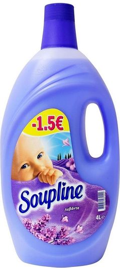 Μαλακτικό Ρούχων Soupline Classic με Άρωμα Λεβάντα 4lt