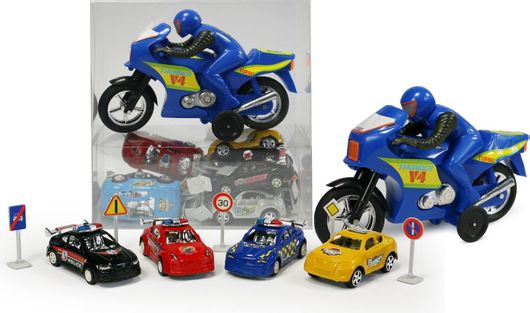 Μηχανή με Αυτοκινητάκια & Σήματα για 3+ Ετών