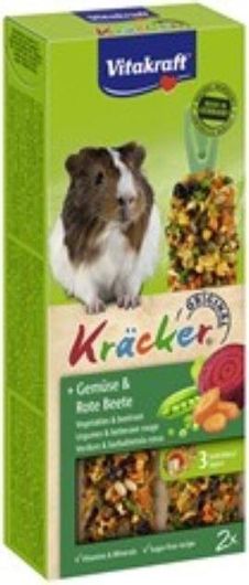 Τροφή Τρωκτικών Vitakraft Λιχουδιά για Ινδικό Χοιρίδιο με Λαχανικά Kracker 2τμχ