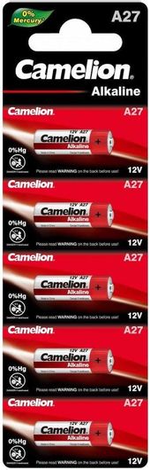 Αλκαλικές Μπαταρίες Camelion A27 12V 5τμχ