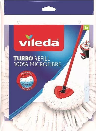Vileda Ανταλλακτικό Σφουγγαρίστρας με Μικροίνες Easy Wring & Clean Turbo 152624