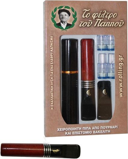 Πίπα Τσιγάρου Του Παππού 42902-110 για Κανονικό Τσιγάρο 8mm απο Πουρνάρι Σετ 7τμχ