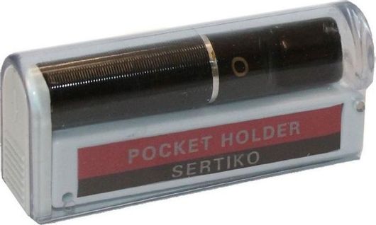 Πίπα Τσιγάρου Σέρτικο 06926 Μεταλλική για Slim Τσιγάρο Μαύρο