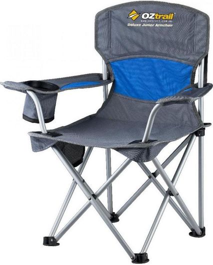 Καρέκλα Παραλίας OZtrail Deluxe Junior FCC-DJC-B Μέταλλο Μπλε