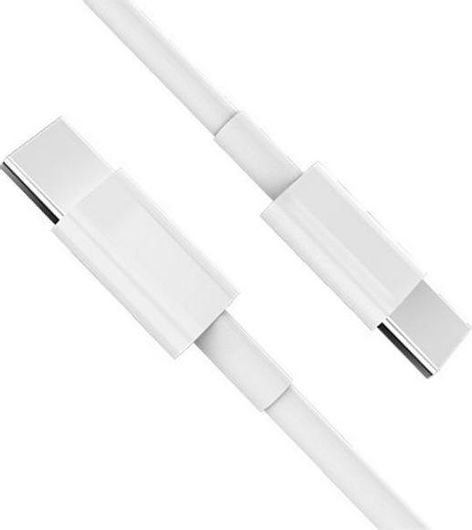 QIHANG QH-C41 USB 3.2 Cable USB-C male - USB-C male 30W Λευκό 1m