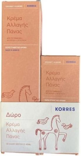 Korres Nappy Κρέμα με Καρύδα & Αμύγδαλο 190ml