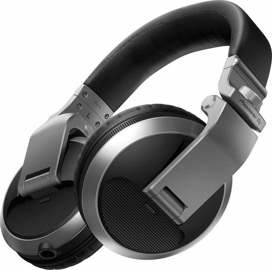 Headphones Pioneer HDJ-X5 Ενσύρματα Over Ear DJ Ασημί