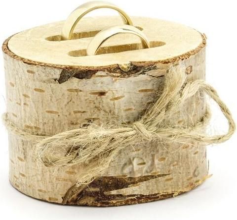 Κορμός Θήκη για Βέρες Ξύλινο