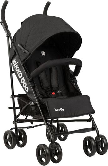 Καρότσι Μπαστούνι Kikka Boo Beetle 7.2kg για 6+ Μηνών Μαύρο