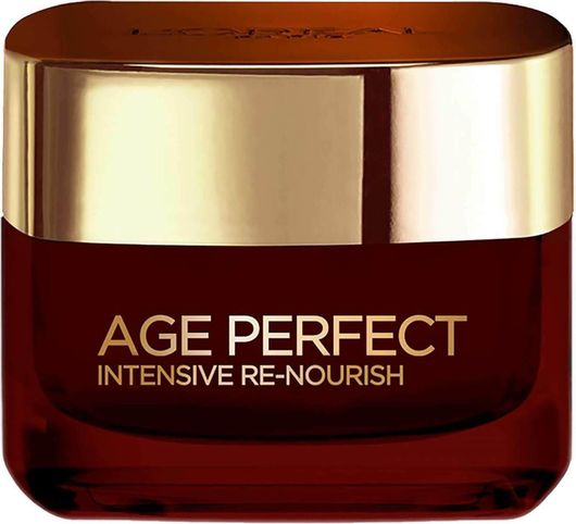 Κρέμα Προσώπου L'Oreal Paris Age Perfect Intensive Re-Nourish Rich Ενυδατική & Αντιγηραντική Ημέρας για Ξηρές Επιδερμίδες 50ml