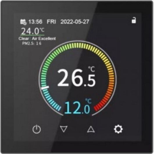 Ψηφιακός Θερμοστάτης Hysen HYT001-WiFi Χώρου Smart με Οθόνη Αφής & Wi-Fi 03728
