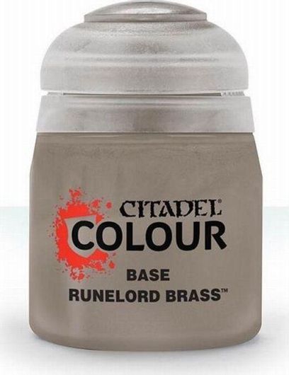 Χρώμα Μοντελισμού Citadel Base 12ml Runelord Brass