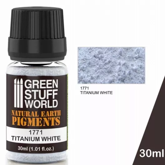 Χρώμα Μοντελισμού Green Stuff World Pigment 30ml Titanium White