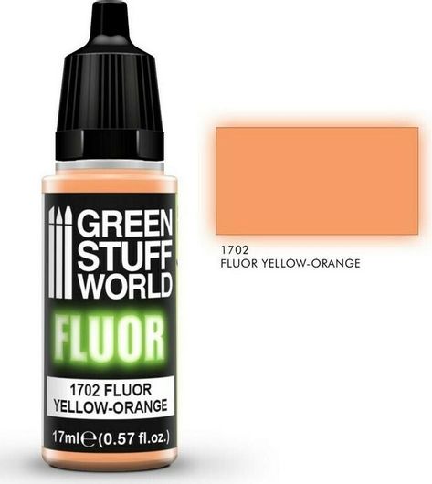 Χρώμα Μοντελισμού Green Stuff World Fluor 17ml Yellow / Orange