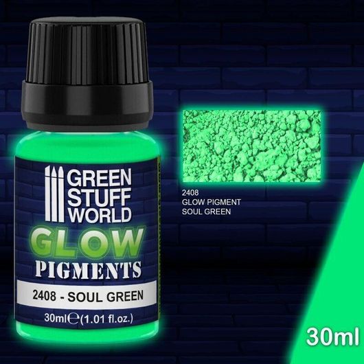 Χρώμα Μοντελισμού Green Stuff World Glow Pigment 30ml Soul Green