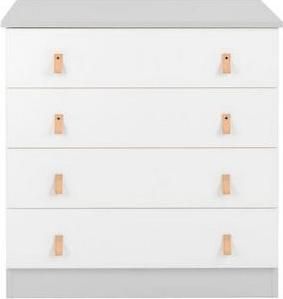 Βρεφική Συρταριέρα Kikka Boo 80x48x85cm Λευκό