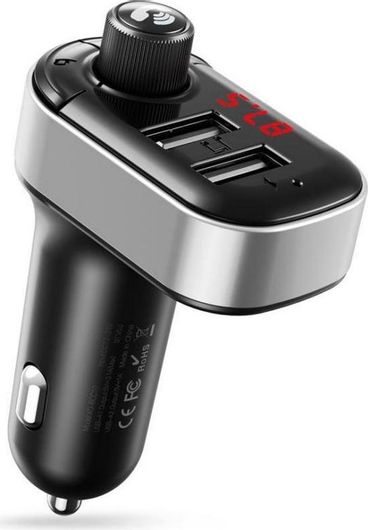 FM Transmitter Αυτοκινήτου XO BCC010 Bluetooth / Type-C / USB με Φόρτιση Κινητού