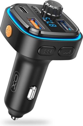 FM Transmitter Αυτοκινήτου XO BCC08 Bluetooth / Type-C / USB με Φόρτιση Κινητού
