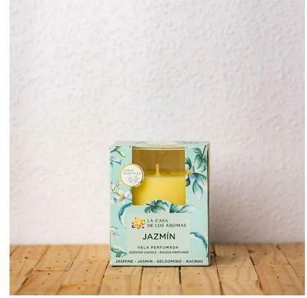 Κερί La Casa de los Aromas Αρωματικό σε Βάζο Γιασεμί 140gr Μπεζ