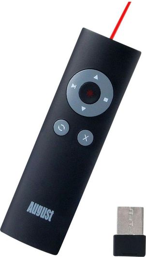 Presenter August International LP200 με Κόκκινο Laser & Πλήκτρα Slideshow