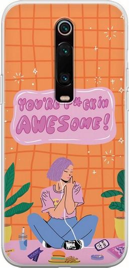 Θήκη Κινητού Back Cover για Xiaomi Mi 9T Pro Σιλικόνη You Are Awesome