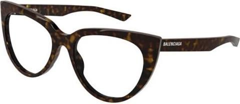 Γυναικείος Σκελετός Γυαλιών Οράσεως Balenciaga BB0218O 002 Κοκκάλινος Καφέ