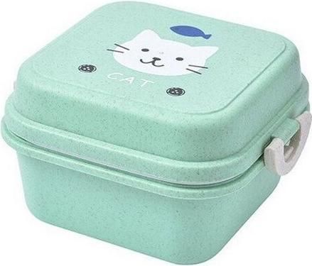 Παιδικό Δοχείο Φαγητού Liebre Πλαστικό 15x15x9cm Πράσινο